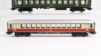 Märklin H0 Konvolut Packwagen, Personenwagen "TEE" 1.Kl., Abteilwagen 2.Kl. grün DB