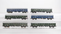 Lima H0 Konvolut 2 Personenwagen 1.Kl. blau, 4...
