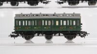 Märklin H0 Konvolut 3 Abteilwagen "330/1" 2.Kl. grün Länderbahn