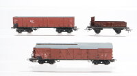 Piko H0 Konvolut Hochbordwagen, gedeckter Güterwagen...