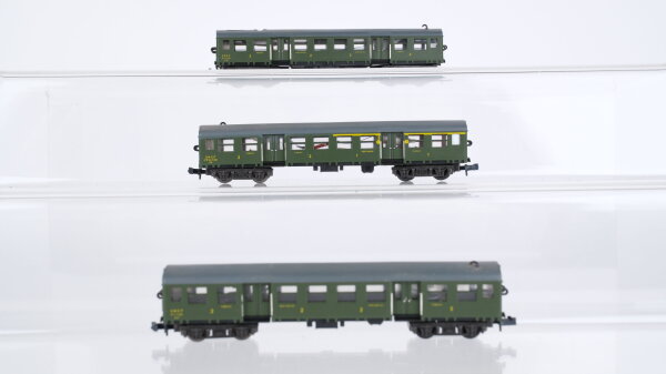 Minitrix N Konvolut Personenwagen 1./2. Kl. SNCF (Abbruch)