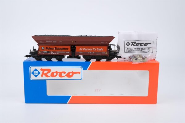 Roco H0 46250 Selbstentladewagen (066 1 078-5, Peine Salzgitter) DB