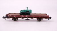 Roco H0 47794 Rungenwagen mit Raupenschlapper...