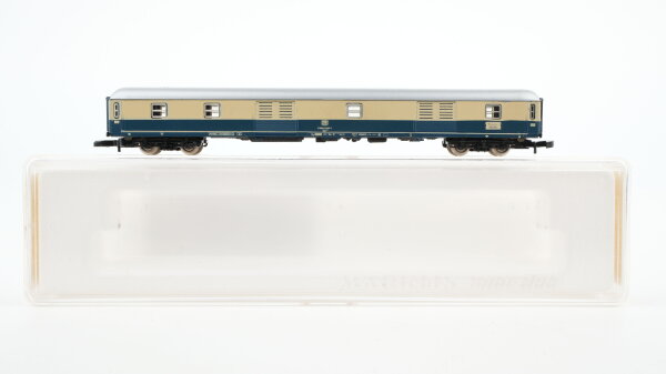 Märklin Z 8722 Reisezugwagen (Gepäckwagen, oceanblau/beige) Düm(s) 902 der DB