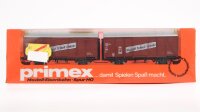 Primex H0 4596 Gedeckter Güterwagen...
