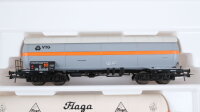 Roco H0 44073 Gaskesselwagen Set "Flaga Chemie...