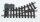 LGB G 1210/1215, 1201/10 Weiche links R1 30 Grad, 1x elektrischer Antrieb (1201/10)