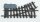 LGB G 1210/1215, 1206 Weiche links R1 30 Grad, 1x elektrischer Antrieb (1206)