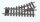 LGB G 1210/1215 Weiche links R1 30 Grad ohne Antrieb