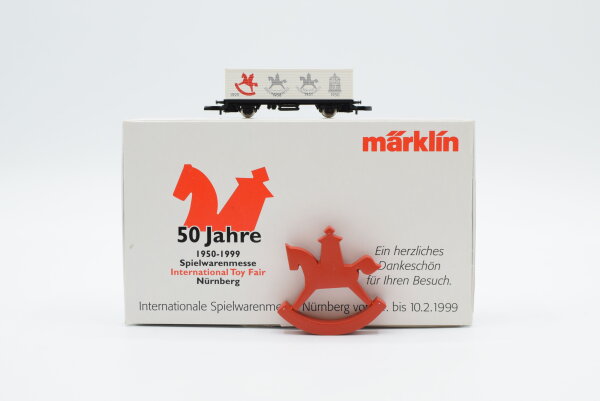 Märklin Z 80109 Güterwagen Behälter-Tragwagen (50. Spielwarenmesse Nürnberg 1999)