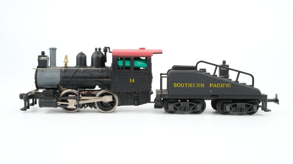Mehano H0 US Dampflok BR 14 Southern Pacific Gleichstrom (Licht teilweise defekt)
