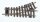 LGB G 1210/1215 Weiche links R1 30 Grad ohne Antrieb