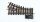 LGB G 1210/1215, 1201/10 Weiche links R1 30 Grad, 1x elektrischer Antrieb (1201/10)