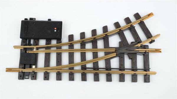LGB G 1210/1215, 1201/10 Weiche links R1 30 Grad, 1x elektrischer Antrieb (1201/10)