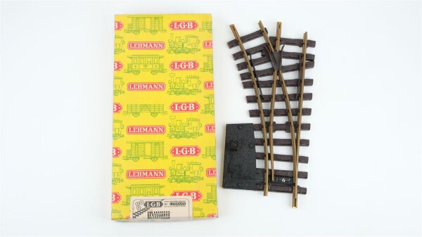 LGB G 1210/1215 Weiche links R1 30 Grad, 1x Handantrieb