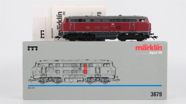 Märklin H0 3679 Diesellokomotive BR 216 005-9 DB Wechselstrom Digital