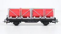 Klein Modellbahn H0 314 Containerwagen Tank rund