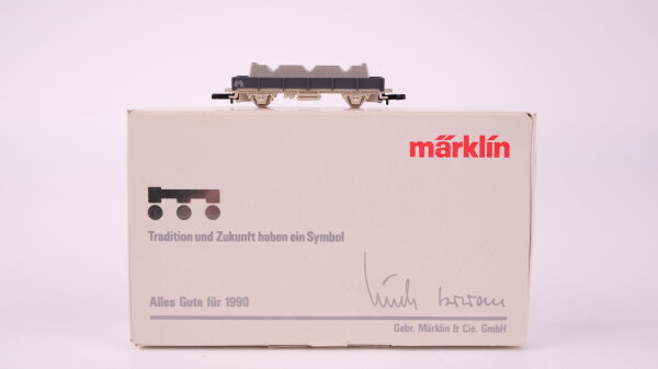 Märklin Z Niederbordwagen Händlerpräsent für 1990