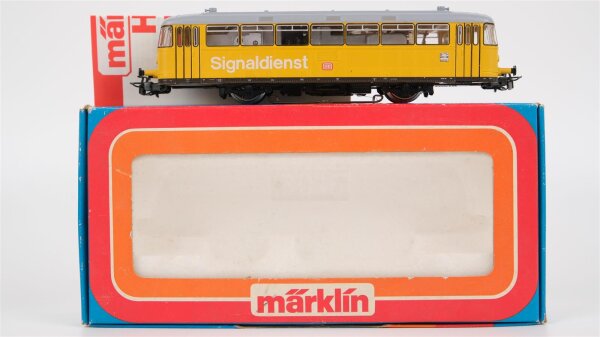 Märklin H0 3016 Schienenbus Signaldienst DB Wechselstrom (Gehäuse nicht original)