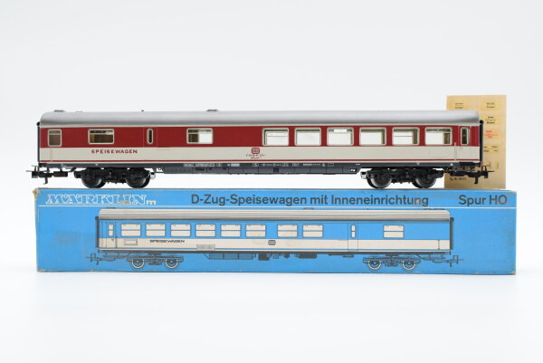 Märklin H0 4094 D-Zug Speisewagen mit Inneneinrichtung DB