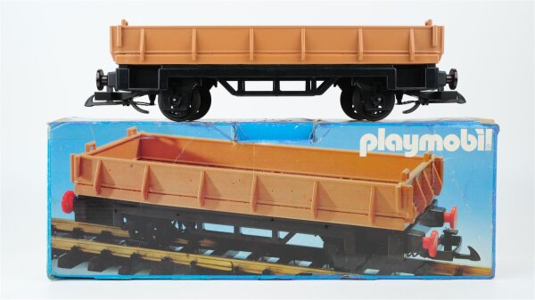 Playmobil G 4104 Niederbordwagen braun