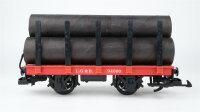 LGB G ToyTrain 94060 Rungenwagen mit Beladung L.G.&B.
