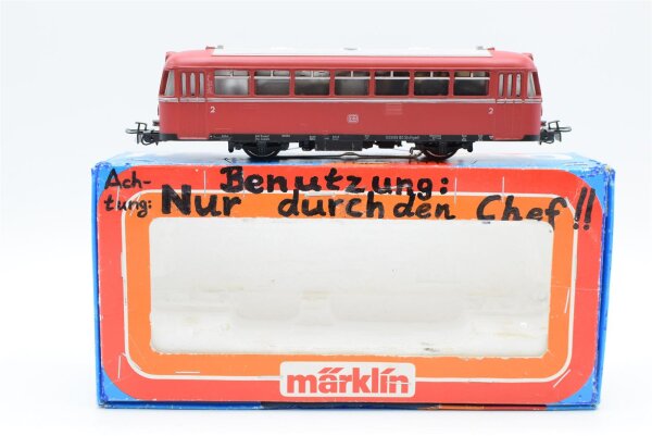 Märklin H0 3016 Schienenbus BR VT 95 der DB Wechselstrom (Licht defekt)