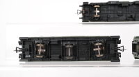 Fleischmann H0 Konvolut 3 Personenwagen 2.Kl., Personenwagen mit Stückgutabteil 2.Kl., Packwagen DB