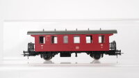 Roco H0 Konvolut 2 Personenwagen 2.Kl rot, 2 Personenwagen 2.Kl. grün DB (unvollständig)