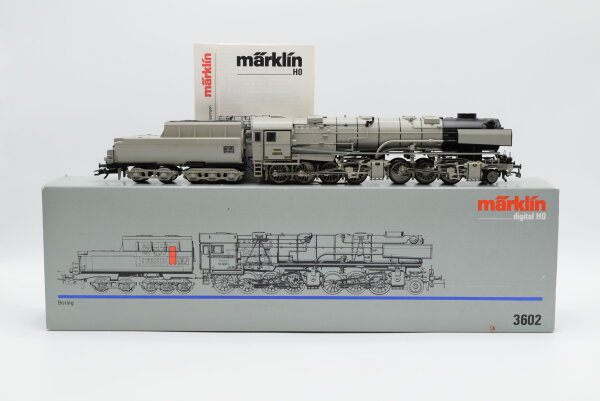Märklin H0 3602 Dampflok mit Tender BR 53 0001 DR Wechselstrom (Licht defekt)