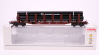Märklin H0 47716 Rungenwagen mit MANNESMANN-Rohren...