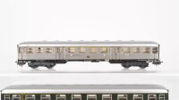 Märklin H0 Konvolut Personenwagen "Silberling" 1./2.Kl., 2 Personenwagen 1.Kl., 2.Kl. grün, Autotransportwagen DB (unvollständig)