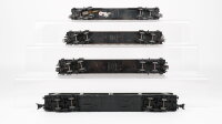 Märklin H0 Konvolut Personenwagen "Silberling" 1./2.Kl., 2 Personenwagen 1.Kl., 2.Kl. grün, Autotransportwagen DB (unvollständig)