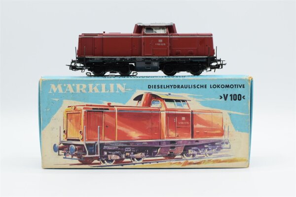 Märklin H0 3072 Diesellok BR V100 2215 DB Wechselstrom (Licht einseitig defekt)
