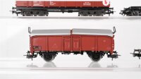 Märklin H0 Klappdeckel-Schiebedachwagen, Schwerlastflachwagen, Hiederbordwagen, Säuretopfwagen DB/u.a. (Abbruch)
