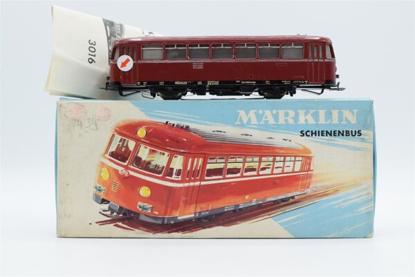 Märklin H0 3016 Schienenbus BR VT 95 DB Wechselstrom (vermutlich verharzt)