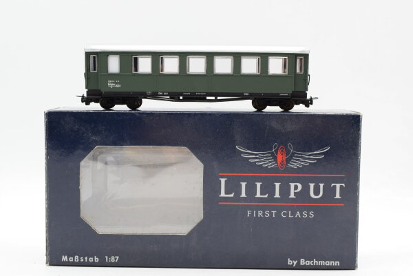 Liliput H0e L374555 Personenwagen 4-achsig grün ÖBB