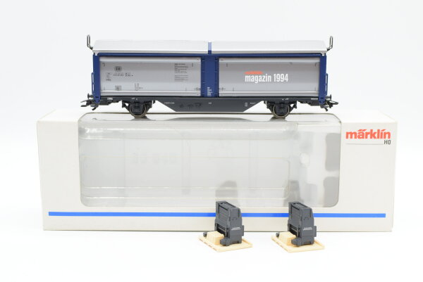 Märklin H0 84633 Schiebewand-Schiebedachwagen Märklin Magazin 1994 Tbis 870 der DB