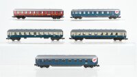 Minitrix N Konvolut Reisezugwagen Speisewagen "DSG" DB (Abnutzung, teilweise bemalt)