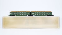 Minitrix N 13389 Zwei Doppelstockwagen DBx DR