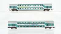 Fleischmann u.a. N Konvolut Doppelstockwagen 1./2. Kl....