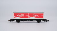 Fleischmann N 8243 Containertragwagen Coca Cola Lbs 593 DB