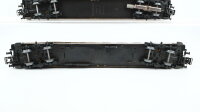 Märklin H0 Konvolut 3 Personenwagen 1.Kl. blau, 1 Personewagen mit Speiseraum 1.Kl. blau/rot beleuchtet DB (ungetestet)