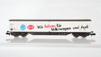 Roco N Konvolut Schiebewandwagen "Audi VW" Schwerlastwagen mit Ladung "Internationale Transport-AG Hapag/Lloyd" Kesselwagen "Esso" DB u.a.