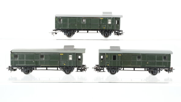Märklin H0 Konvolut 3 Packwagen "4003" Blech