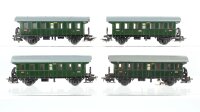 Märklin H0 Konvolut 3 Personenwagen "3291" 3.Kl., Personenwagen "3291" 3.Kl. beleuchtet Blech (ungetestet)