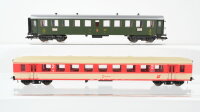 Roco H0 Konvolut Personenwagen 2.Kl. orange/beige,...