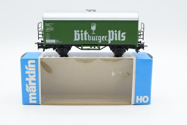 Märklin H0 4421 Bierwagen BITBURGER (Kühlwagen)  Ichqrs 377 der DB