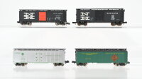 Atlas u.a. N Konvolut US Refrigerator Box Car NH u.a.