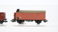Märklin H0 Konvolut gedeckter Güterwagen Rungenwagen Hochbordwagen DB